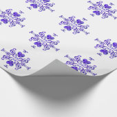 Rainbow Heart and Lily Geschenkpapier (Ecke)