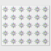 Rainbow Heart and Lily Geschenkpapier (Flach)