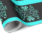 Rainbow Heart and Lily Geschenkpapier (Rolleneckpunkt)