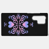 Rainbow Heart and Lily Samsung Galaxy Hülle (Rückseite (Horizontal))