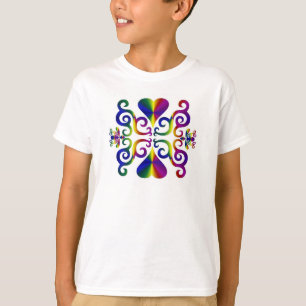 Rainbow Heart and Lily T-Shirt