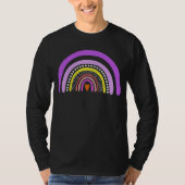 Rainbow Heart Boho Doodle T-Shirt (Vorderseite)