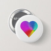 Rainbow Heart Button (Vorne & Hinten)