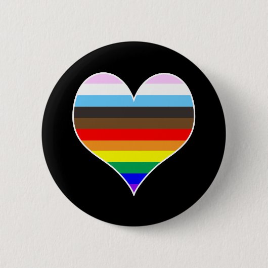 Rainbow Heart Button (Vorderseite)
