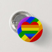"RAINBOW HEART" BUTTON (Vorne & Hinten)