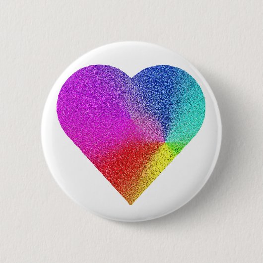 Rainbow Heart Button (Vorderseite)