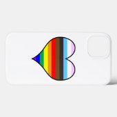 Rainbow Heart Case-Mate iPhone Case (Rückseite (Horizontal))