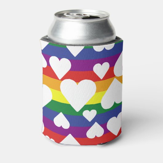 Rainbow Heart Coolsie Dosenkühler (Kanne Rückseite)