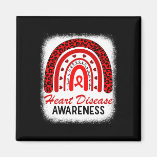 Rainbow Heart Disease Awareness In February we go Magnet