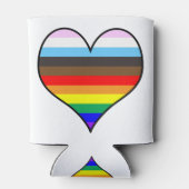 Rainbow Heart Dosenkühler (Rückseite)