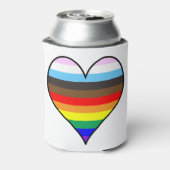 Rainbow Heart Dosenkühler (Kanne Rückseite)