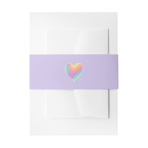 Rainbow Heart Einladungsbanderole