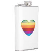 Rainbow Heart Flachmann (Rechts)