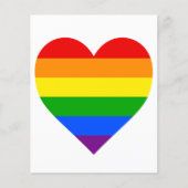 "RAINBOW HEART" FLYER (Vorne)