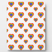 Rainbow Heart Fotoplatte (Vorderseite)