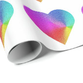 Rainbow Heart Geschenkpapier (Rolleneckpunkt)