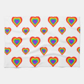 Rainbow Heart Geschirrtuch (Horizontal)