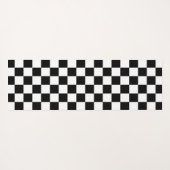 Rainbow Heart Grid Pattern Yogamatte (Rückseite (Horizontal))