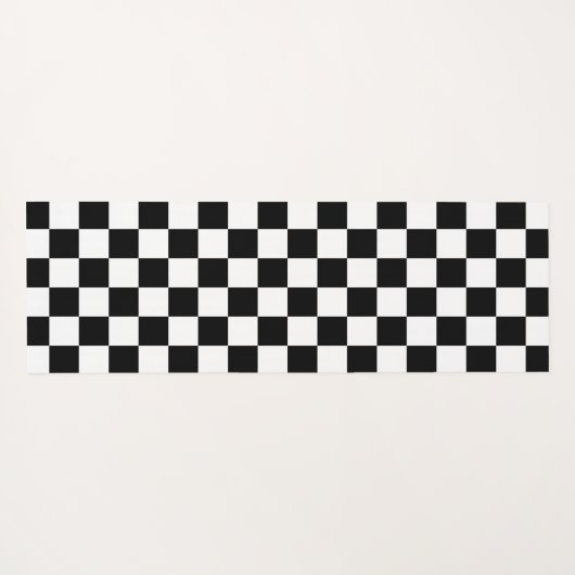 Rainbow Heart Grid Pattern Yogamatte (Rückseite (Horizontal))