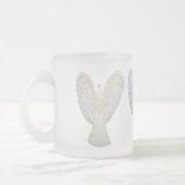 Rainbow Heart Guardian Angel Coffee Cup oder Tasse (Links)