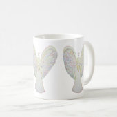 Rainbow Heart Guardian Angel Coffee Cup oder Tasse (VorderseiteRechts)