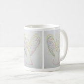 Rainbow Heart Guardian Angel Coffee Cup oder Tasse (VorderseiteRechts)