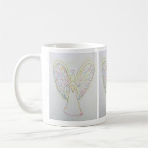 Rainbow Heart Guardian Angel Coffee Cup oder Tasse