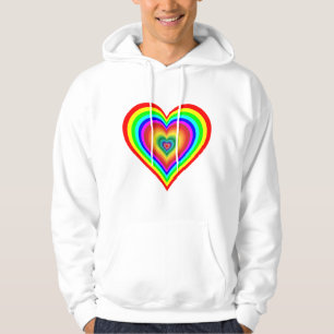 Rainbow Heart Hoodie
