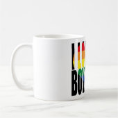 Rainbow Heart I Liebe Mein Freund Kaffeetasse (Links)