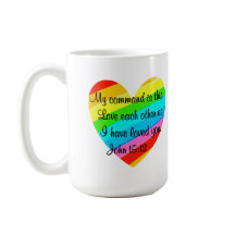 RAINBOW HEART JOHN 15:12 DESIGN