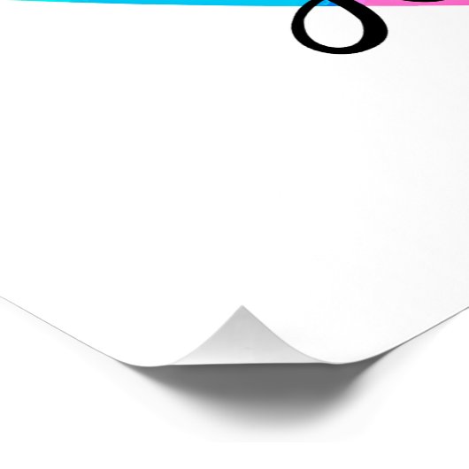 RAINBOW HEART JOHN 15:12 DESIGN POSTER (Ecke)