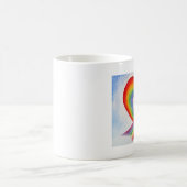 RAINBOW HEART KAFFEE TASSE (Mittel)
