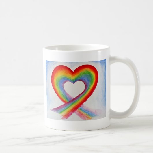 RAINBOW HEART KAFFEE TASSE (Rechts)