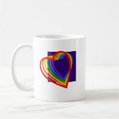 Rainbow Heart Kaffeetasse (Links)