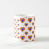 Rainbow Heart Kaffeetasse (Mittel)