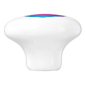 Rainbow Heart Keramikknauf (Seitenansicht)