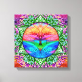Rainbow Heart Leinwanddruck (Vorderseite)