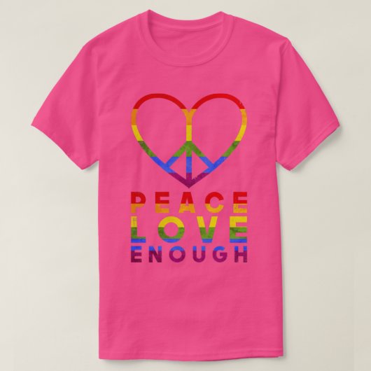 Rainbow Heart LGBT T-Shirt (Design vorne)