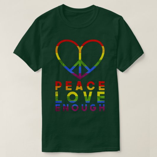 Rainbow Heart LGBT T-Shirt (Design vorne)