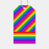 Rainbow Heart Liebe ist Liebe Hochzeit Geschenkanhänger (Rückseite)