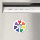 Rainbow Heart Magnet (In Situ (Geschirrspüler))