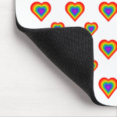 Rainbow Heart Mousepad (Ecke)