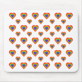 Rainbow Heart Mousepad (Vorne)