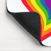 Rainbow Heart mousepad (Ecke)