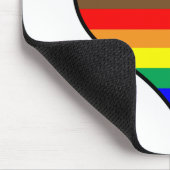 Rainbow Heart Mousepad (Ecke)