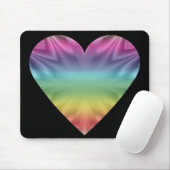 Rainbow Heart Mousepad (Mit Mouse)