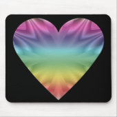 Rainbow Heart Mousepad (Vorne)
