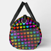 Rainbow Heart Muster Duffle Bag (Rechts)