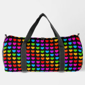 Rainbow Heart Muster Duffle Bag (Rückseite)