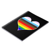 Rainbow Heart Notebook Notizblock (Linke Seite)